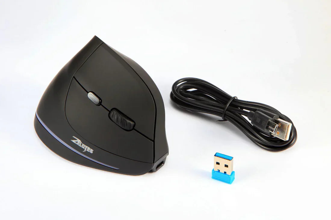 Wireless Charging Mouse 6-Button Vertical  Gaming Mouse F35