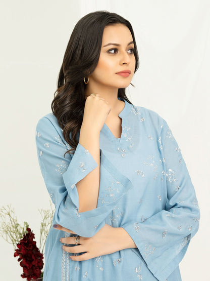 2 Piece Lawn Suit-Embroidered (Pret)