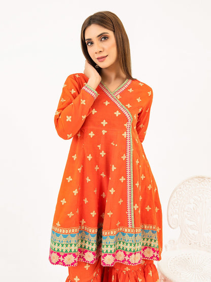 2 Piece Lawn Suit-Paste Print (Pret)