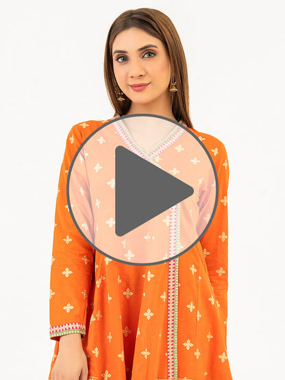 2 Piece Lawn Suit-Paste Print (Pret)